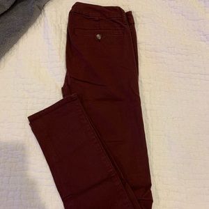 American Eagle Maroon Pants